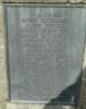 Bronze plaque on the memorial base with the eighth group of WW1 names St Mary's Church Bridport Dorset