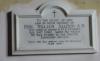 Plaque commemorating Eric William Allison HMS Dunedin St Andrews Church Boreham Essex