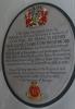 Commemorative plaque Colonel Sir Francis Whitmore Chelmsford Cathedral