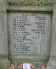 A close view of the first of two ww2 name panels Witham Essex