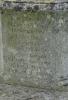 Aclose view of the face of the Cross of Remembrance containing the second of 3 groups of WW1 names Great Waltham Essex