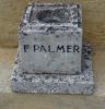 A close view of another of the freestanding stone potholders Gosberton memorial