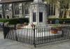 General View of lower part of cross with names panels Maldon Cross