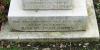 Close view of the commemoration to John James Newman Hollybrook Cemetery