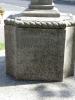 Close view of later addition to dedication face 3 of Cross Titchfield Fareham Hampshire