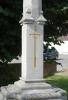 Close view of the sword on the front face of the Cross Titchfield Fareham Hampshire