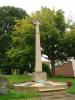 The refurbished Memorial Cross