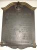 The Memorial Plaque