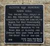 The metal plaque