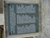 The Memorial Inscription panel with names.