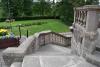 Left access to front of memorial, approaching from rear