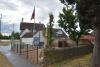 Full view angled 2 including flag