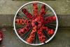 Decorated bicycle wheel 2