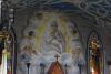 interior hand painting 7 including Domenico Chiochetti's Madonna and Child chancel