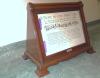 Peterborough WW1 Roll of Honour Casket (taken on 21/8/2012, while it was in temporary storage)