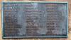 Bromsgrove WW1 Plaque - names A to H