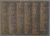 WW1 names panel 2: Hewitt to Zorn, plus additions