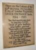 Dedication tablet