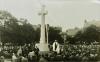Contemporary image of the unveiling ceremony