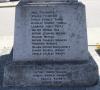 Inscriptions on South facing plinth