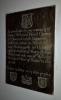Captain F.W. Ward - plaque, face right