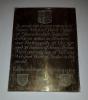 Captain F.W. Ward -plaque, face