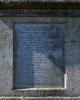 6 o'clock plinth face, inscription and WW1 names