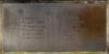 Face 4 names plate WW1
