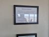 Rectangular plaque