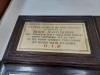 Memorial plaque