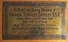 George Tinsley Loveley R.N.R. plaque in the Baptist church