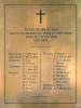 Littlebury WW1 plaque