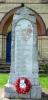 Clavering Obelisk WW1 face
