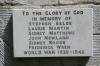 Clavering Obelisk WW2 face