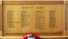 Saffron Walden Roll of Honour Board (WW2 section)