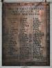 Great Gransden WW1 and WW2 plaque detail