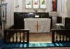 Great Gransden WW2 Altar wainscoting in context