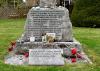 Great Paxton cross plinth and tablet detail
