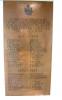 Hampshire Constabulary WW1/WW2 brass plaque