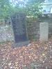 Service & Private gravestones for WW1 casualty Hind-buried here