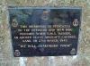 Close up of plaque