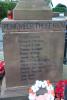 East face, WW1 names