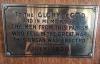 Dedication plaque