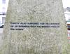 Back of plinth: inscription