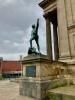 The memorial statue