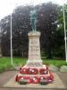 Llandrindod Wells memorial in situ