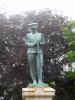 Close up of the statue