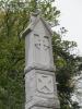 Celtic cross and St Andrew's cross