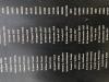Close up detail of names 33 Till to Walsh