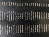 Close up detail of names 34 Walsh to Westby